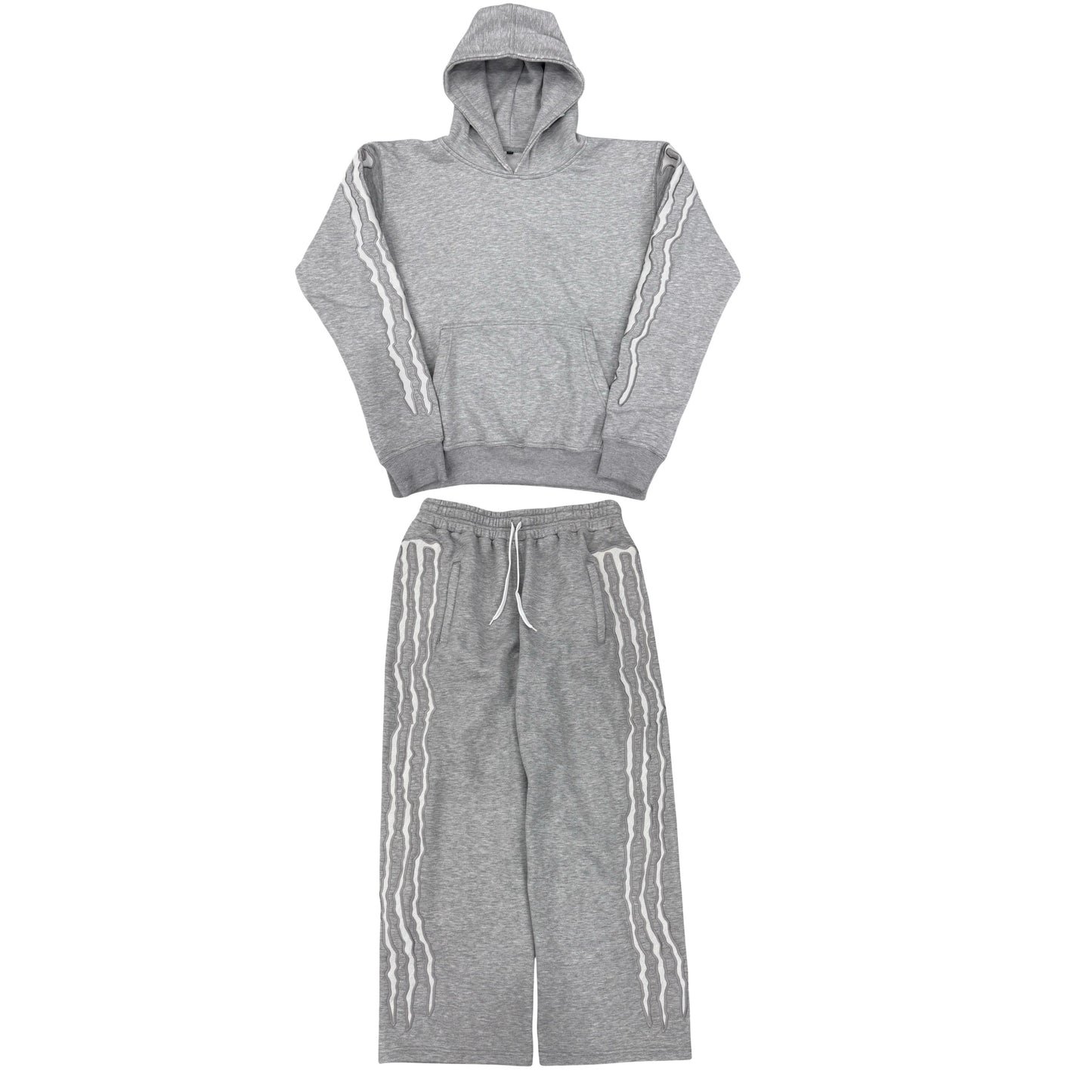 “MYOSCLUB TRIPLE STRIPE” SWEATSUIT GREY
